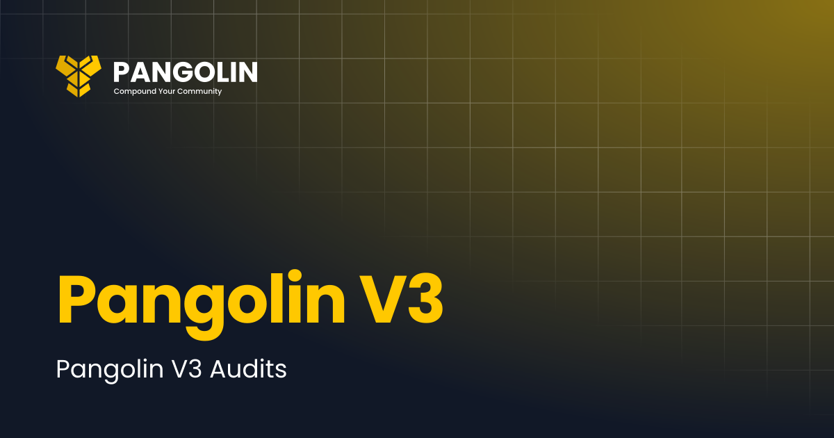 Pangolin V3 | Pangolin DEX